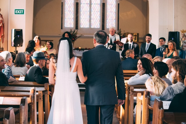 Kirchliche Hochzeitszeremonie